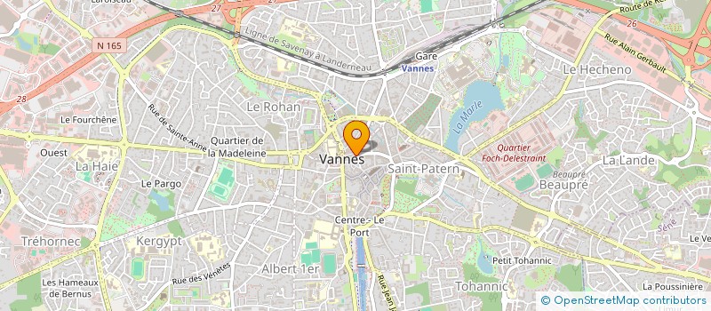 localisation de l'entreprise SCI LAMI à VANNES