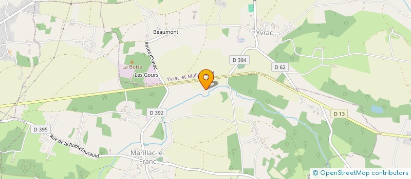 localisation de l'entreprise SCI LAMI IMMOBILIER  MARILLAC-LE-FRANC