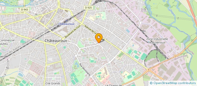 localisation de l'entreprise SCI LAMI JO à CHATEAUROUX
