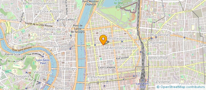 localisation de l'entreprise SCI LAMIA  LYON