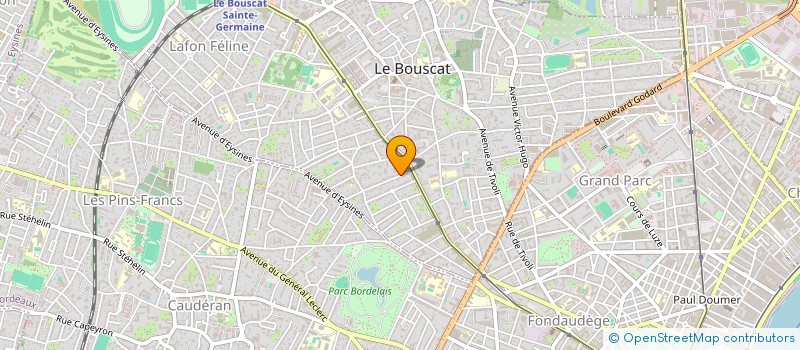 localisation de l'entreprise SCI LAMICALE à LE BOUSCAT