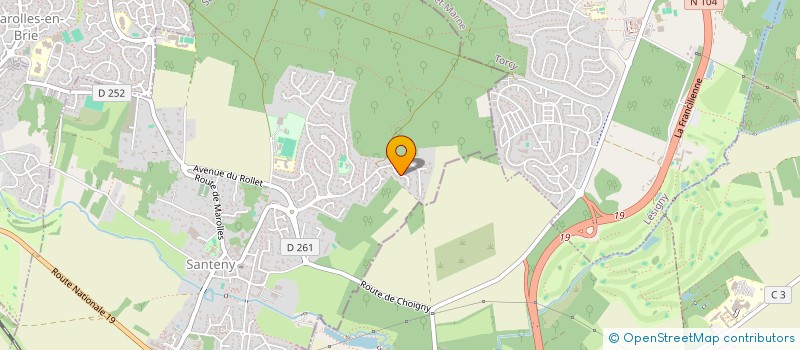 localisation de l'entreprise SCI LAMICHELET  SANTENY