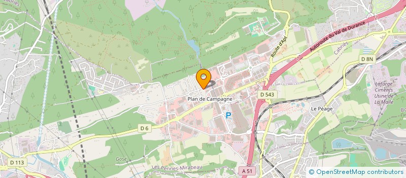 localisation de l'entreprise SCI LAMIDEMARSEILLE à LES PENNES-MIRABEAU