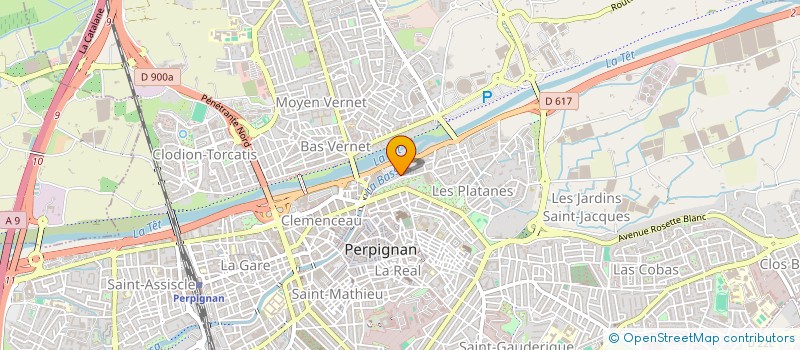 localisation de l'entreprise SCI LAMIELLE à PERPIGNAN