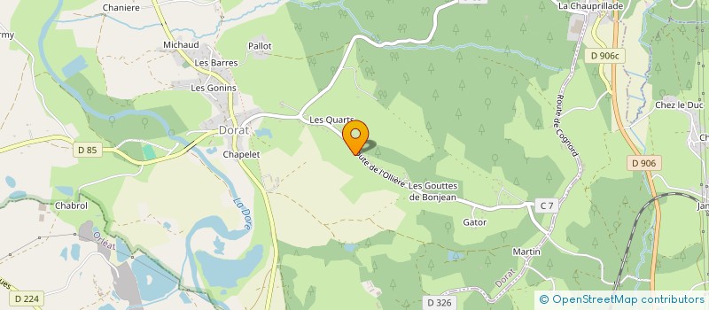 localisation de l'entreprise SCI LAMIF  DORAT