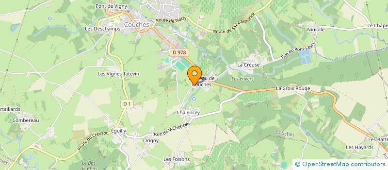 localisation de l'entreprise SCI LAMIF  COUCHES