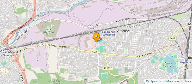 localisation de l'entreprise SCI LAMIFA  AMNEVILLE