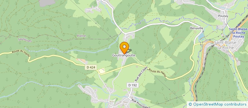 localisation de l'entreprise SCI LAMIJO  SAULXURES