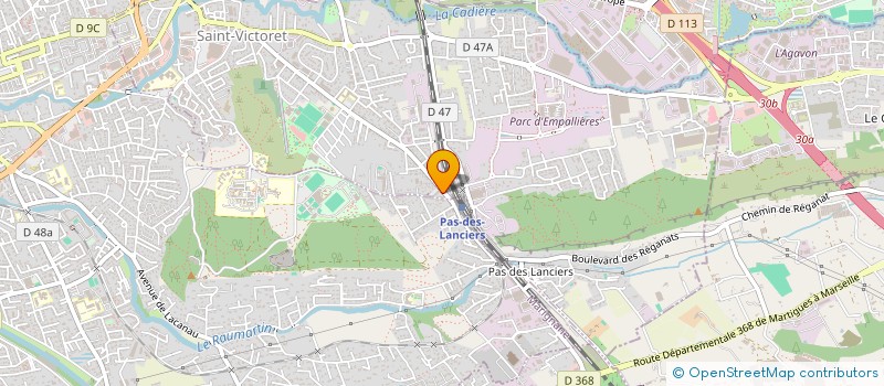 localisation de l'entreprise SCI LAMILYZY  SAINT-VICTORET