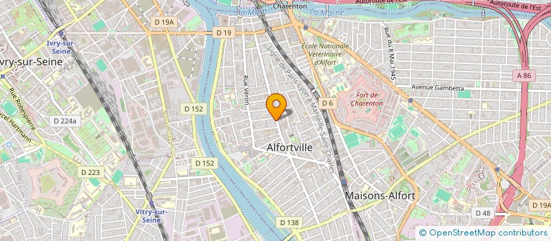 localisation de l'entreprise SCI LAMIMOSA à ALFORTVILLE