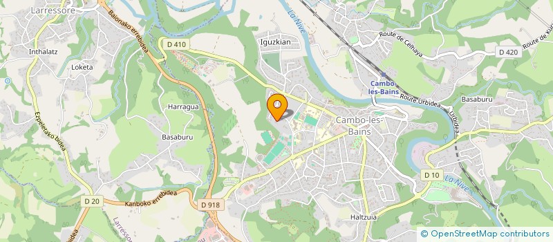 localisation de l'entreprise SCI LAMINAK  CAMBO-LES-BAINS