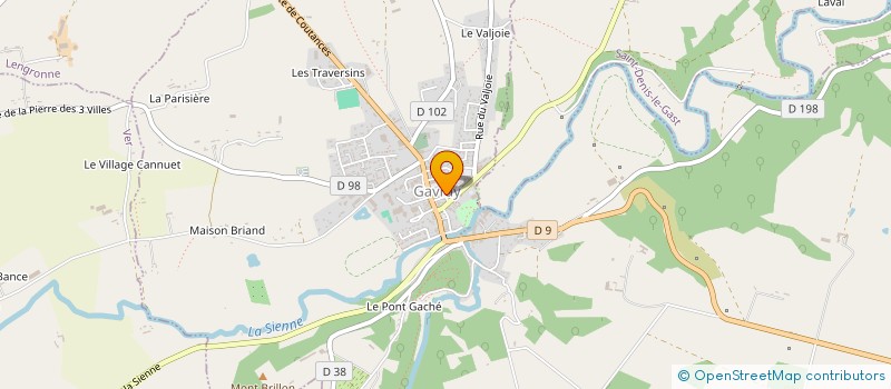 localisation de l'entreprise SCI LAMIRAL  GAVRAY-SUR-SIENNE