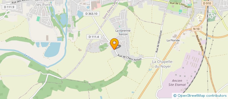 localisation de l'entreprise SCI LAMIRAULT-LAUSSEL à LA CHAPELLE-DU-NOYER