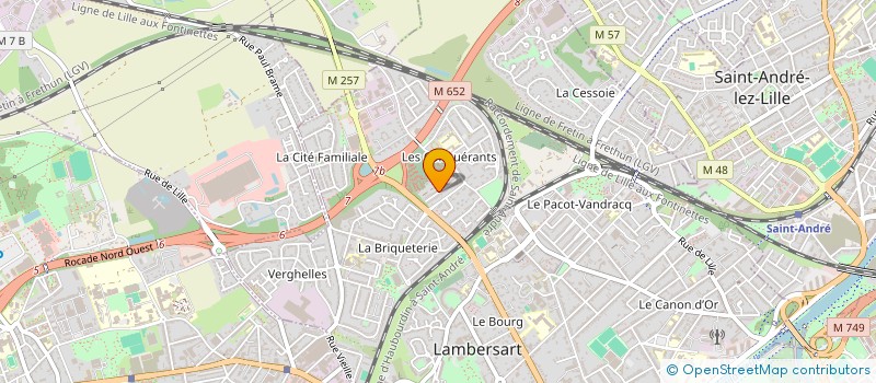 localisation de l'entreprise SCI LAMISE à LAMBERSART