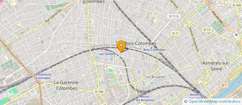 localisation de l'entreprise SCI LAML à BOIS-COLOMBES