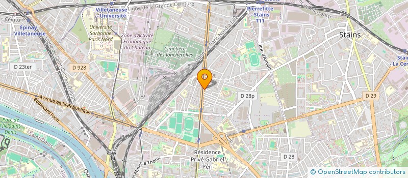 localisation de l'entreprise SCI LAMLEC à PIERREFITTE-SUR-SEINE