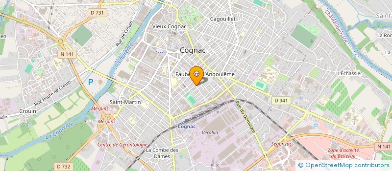 localisation de l'entreprise SCI LAMMERTYN à COGNAC