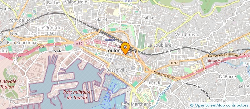 localisation de l'entreprise SCI LAMO  TOULON