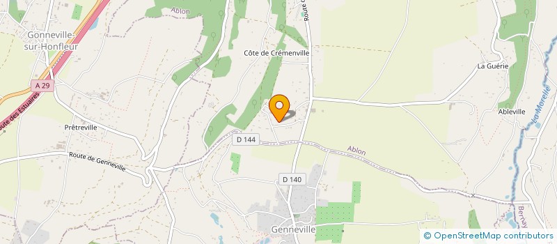 localisation de l'entreprise SCI LAMON-VAUDOUER  ABLON