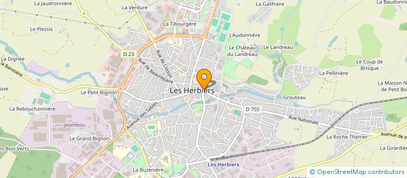 localisation de l'entreprise SCI LAMONGIE à LES HERBIERS
