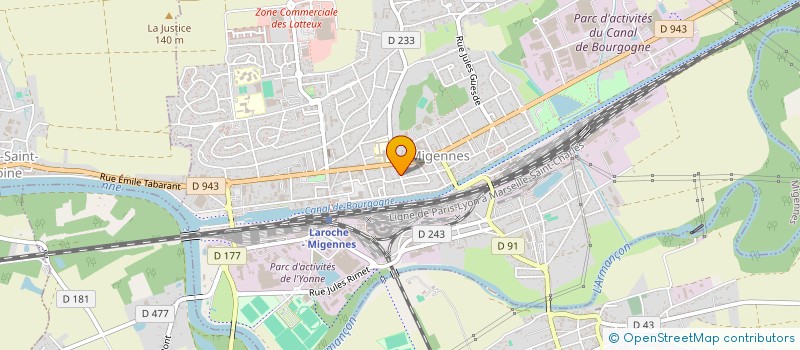 localisation de l'entreprise SCI LAMORICETTE  MIGENNES