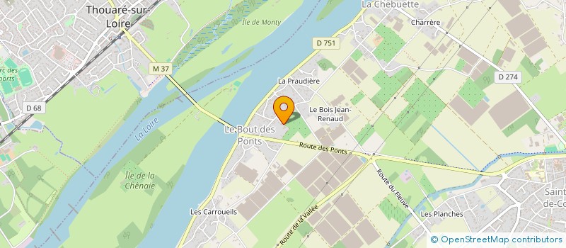 localisation de l'entreprise SCI LAMORICIERE ATLANTIQUE  SAINT-JULIEN-DE-CONCELLES