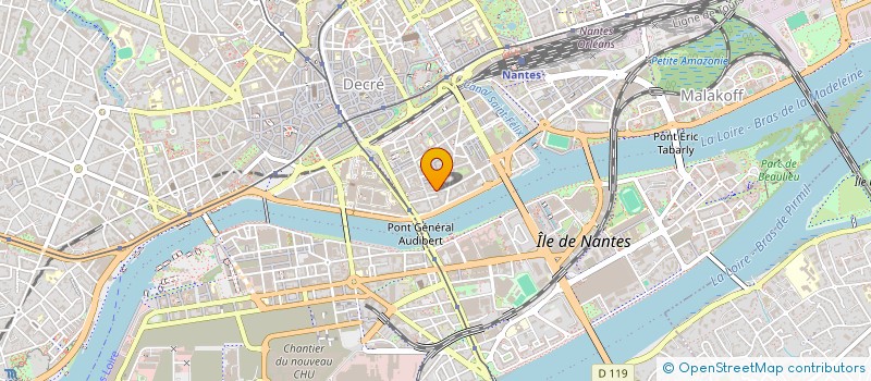 localisation de l'entreprise SCI LAMORICIERE-VILLARS à NANTES