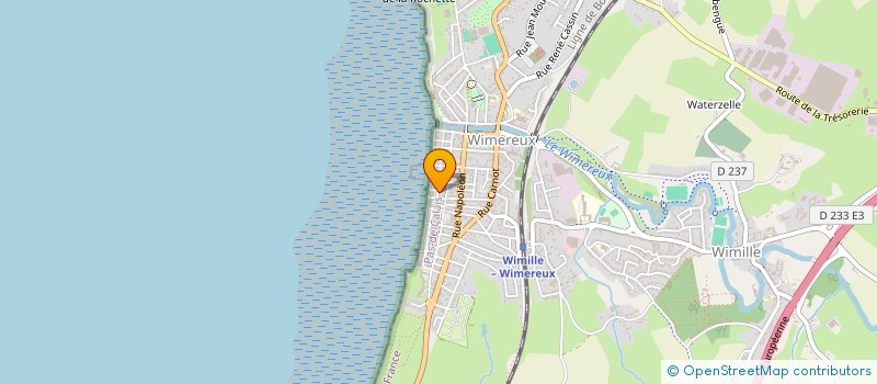 localisation de l'entreprise SCI LAMORICIERE WIMEREUX  WIMEREUX