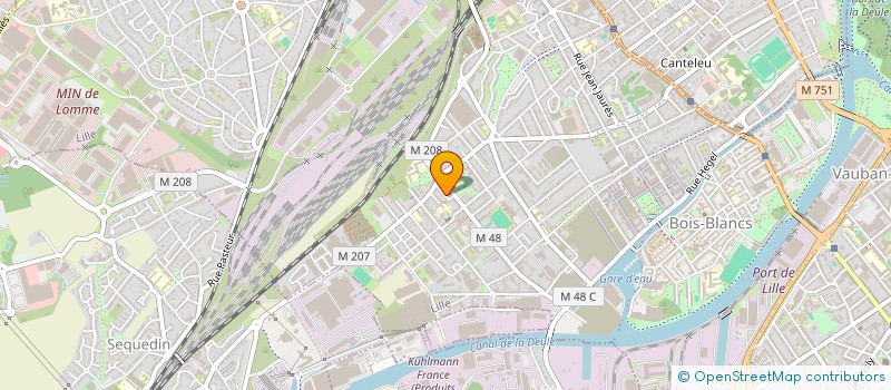 localisation de l'entreprise SCI LAMORLAYE V EME AVENUE à LILLE