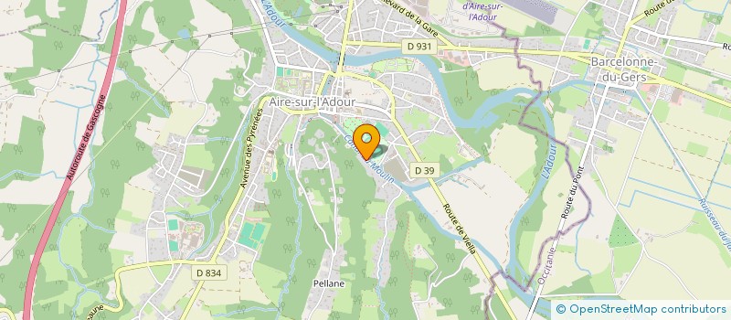 localisation de l'entreprise SCI LAMOTHE  AIRE-SUR-L'ADOUR