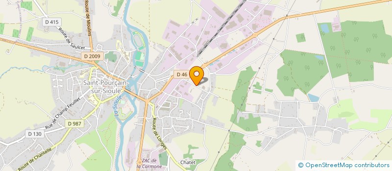 localisation de l'entreprise SCI LAMOTHE  SAINT-POURCAIN-SUR-SIOULE