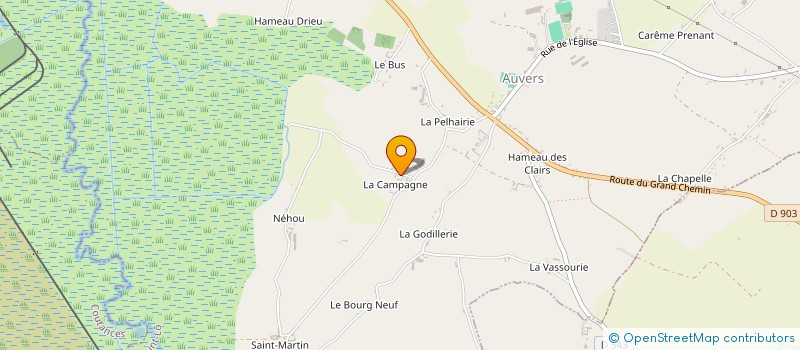 localisation de l'entreprise SCI LAMOTTE à AUVERS