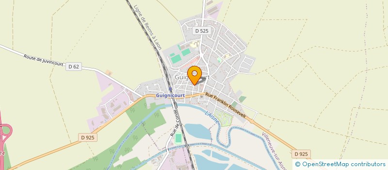 localisation de l'entreprise SCI LAMOTTE  VILLENEUVE-SUR-AISNE