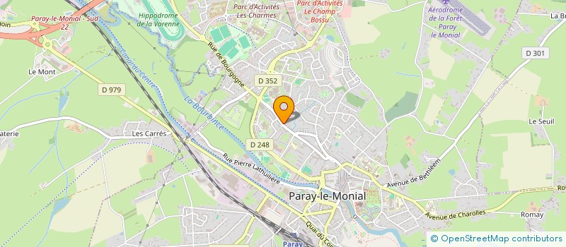 localisation de l'entreprise SCI LAMOTTE TERRIER IMMOBILIER  PARAY-LE-MONIAL