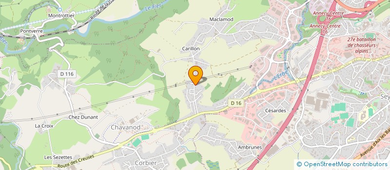 localisation de l'entreprise SCI LAMOUILLE PRE GARCIN  CHAVANOD