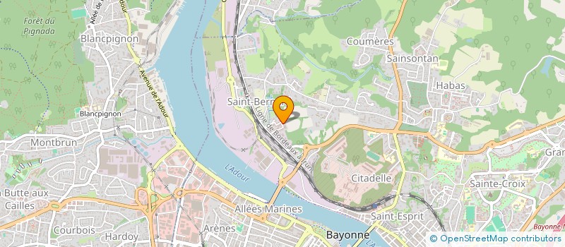 localisation de l'entreprise SCI LAMOUNAU à BAYONNE