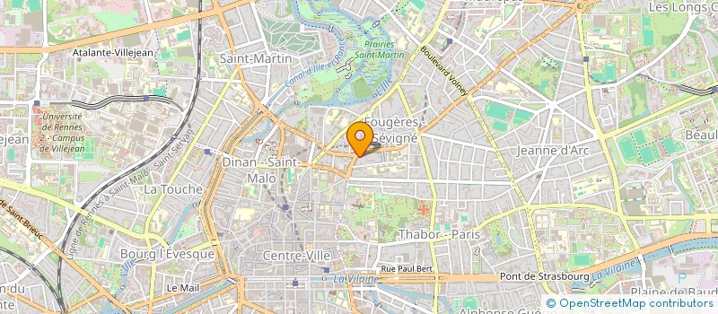localisation de l'entreprise SCI LAMOUR  RENNES