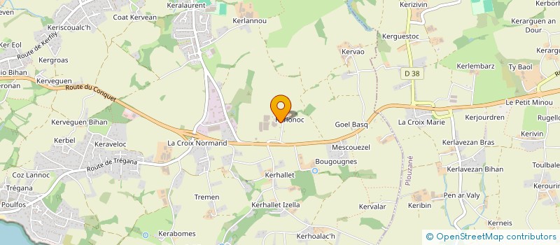 localisation de l'entreprise SCI LAMOUR  LOCMARIA-PLOUZANE