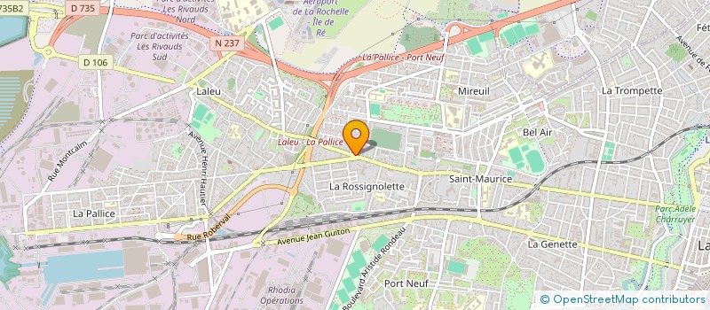 localisation de l'entreprise SCI LAMOUR BRUNET  LA ROCHELLE