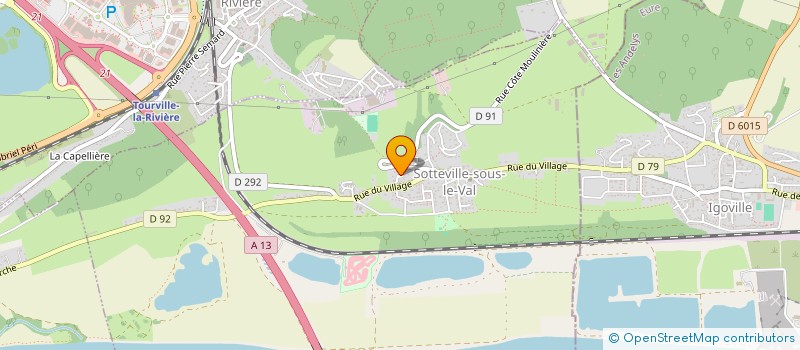 localisation de l'entreprise SCI LAMOUREUX  SOTTEVILLE-SOUS-LE-VAL