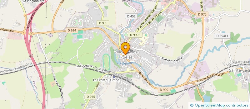 localisation de l'entreprise SCI LAMOUREUX  VILLEDIEU-LES-POELES-ROUFFIGNY