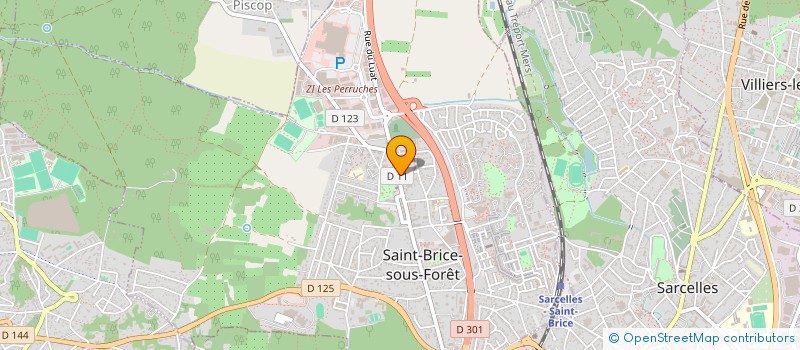 localisation de l'entreprise SCI LAMP à SAINT-BRICE-SOUS-FORET