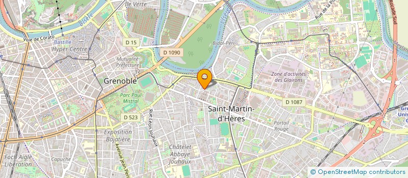 localisation de l'entreprise SCI LAMPAR  SAINT-MARTIN-D'HERES