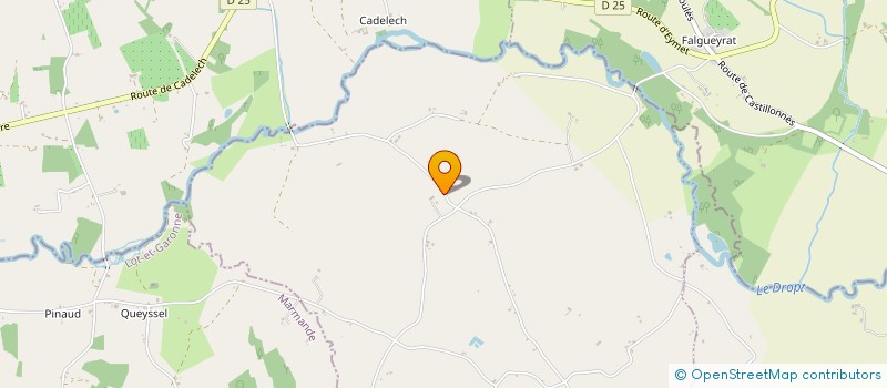 localisation de l'entreprise SCI LAMPIC  LALANDUSSE