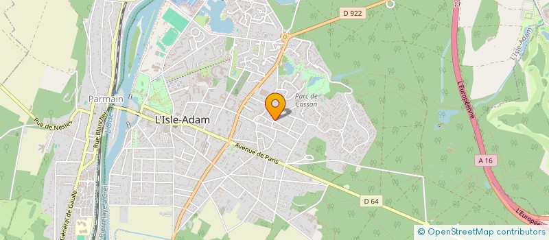 localisation de l'entreprise SCI LAMPRAPAMI  L'ISLE-ADAM