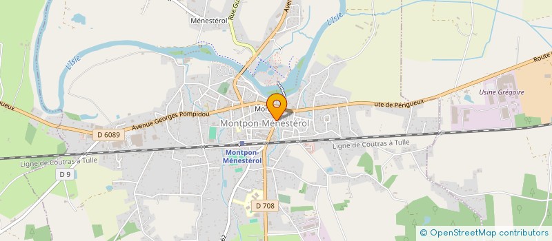 localisation de l'entreprise SCI LAMPRE  MONTPON-MENESTEROL