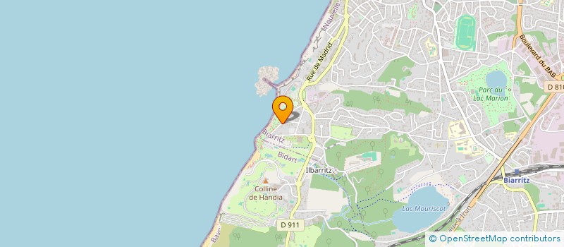 localisation de l'entreprise SCI LAMPRE à BIARRITZ