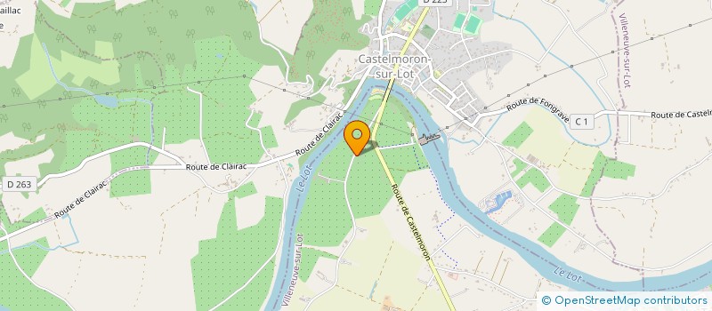 localisation de l'entreprise SCI LAMRANI FILS  LE TEMPLE-SUR-LOT