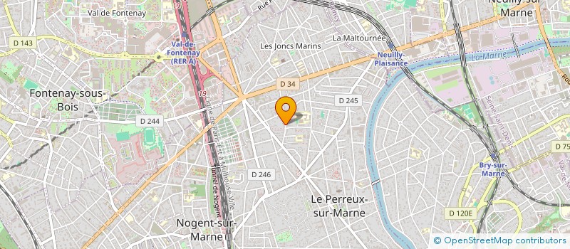localisation de l'entreprise SCI LAMRANI-KERN  LE PERREUX-SUR-MARNE