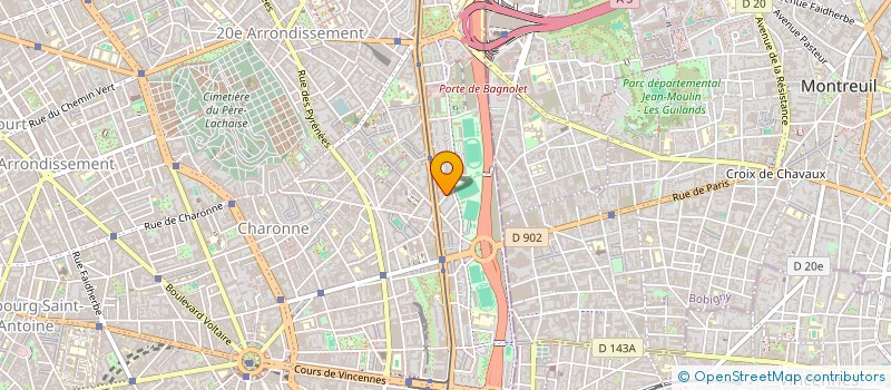 localisation de l'entreprise SCI LAMRAOUI à PARIS